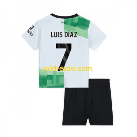 Liverpool Luis Diaz 7 Gostujući Dječji Nogometni Dres 2023-2024